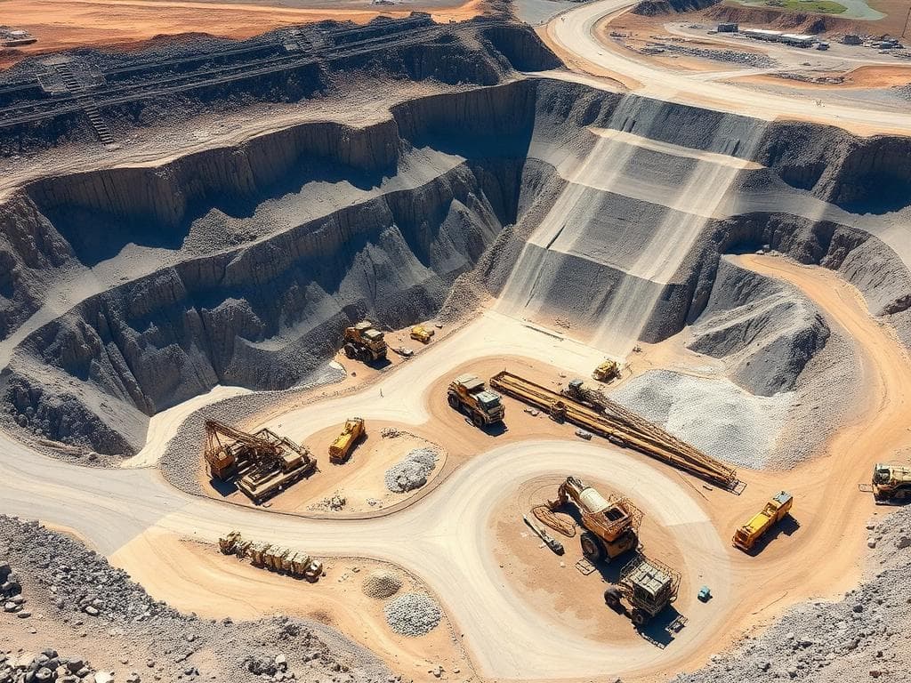 SiO₂ Quartz case study showing export | own mine